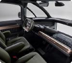 Futuristisches Fahrzeuginterieur